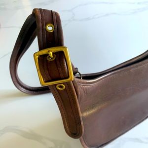 Vintage Coach Brown Leather Bag
